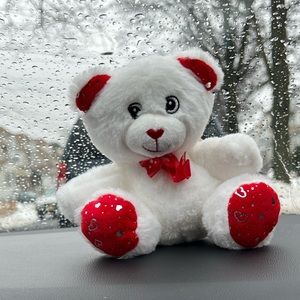 Valentines teddybear. Chocolate scented